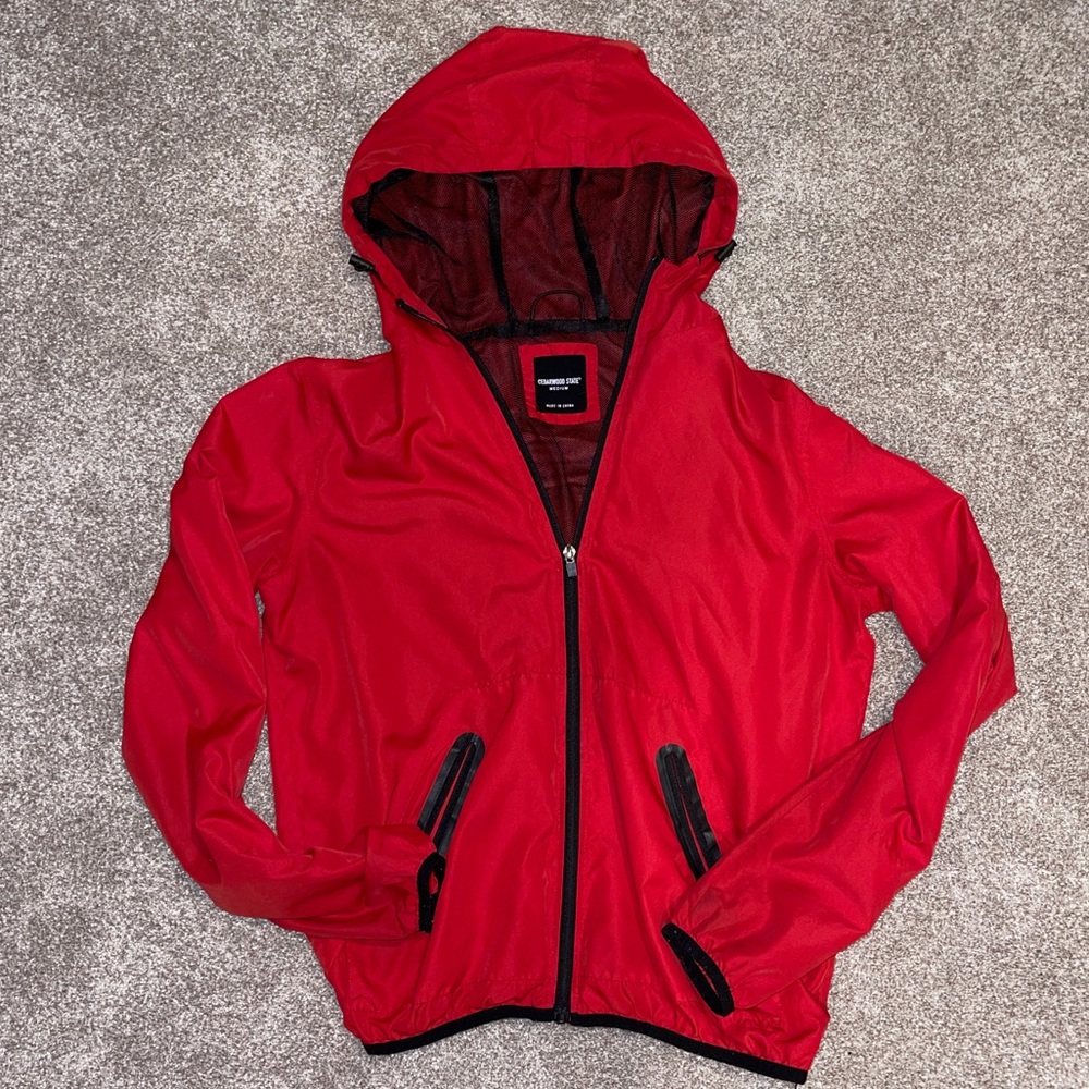 Zip up wind breaker